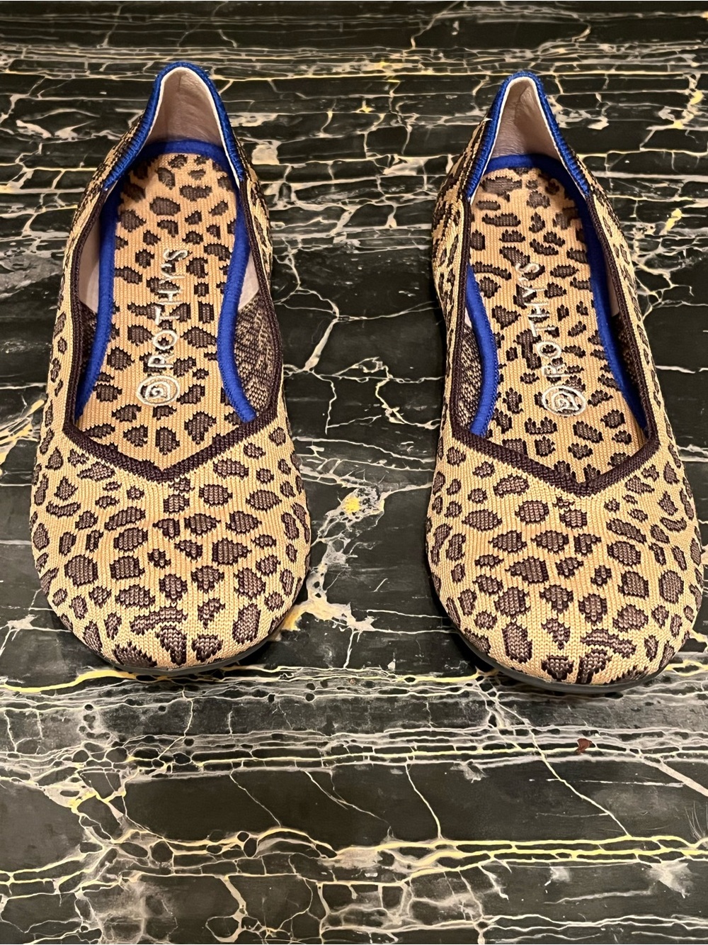Rothy's Leopard Print Slip-On Flats size 9
